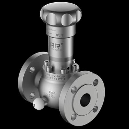 Biar MLB - Válvula de muestreo inline 3D render